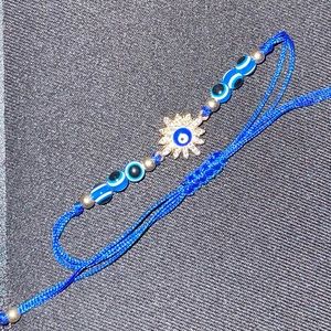 Evil Eye bracelet adjustable- sun